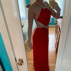 Red Aria Bridal prom dress